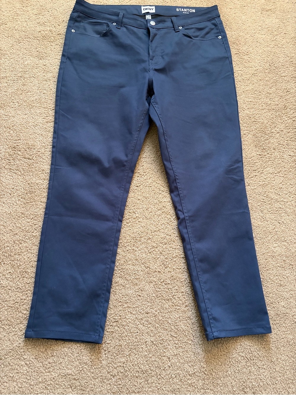 DKNY Stanton Straight Leg Jeans in Navy